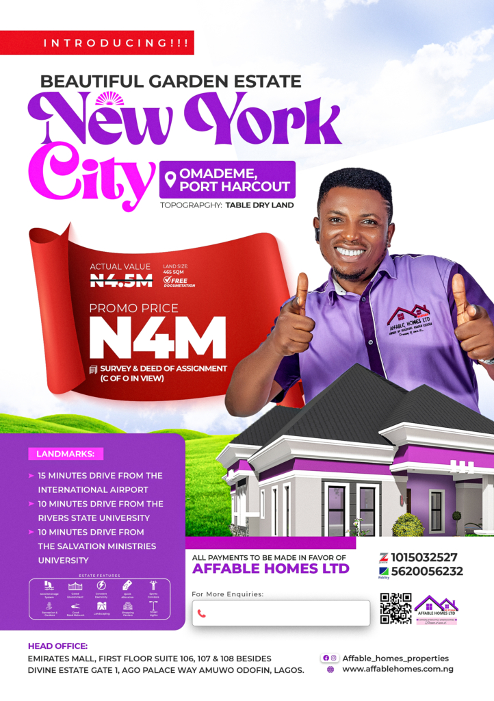 Land for sale in Port-Harcourt