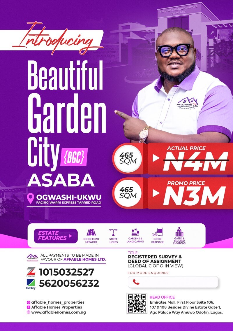 Beautiful Garden City Ogwashi-Uku