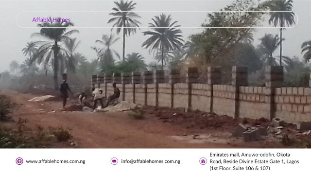 Cost of buying land in Ofada Owode