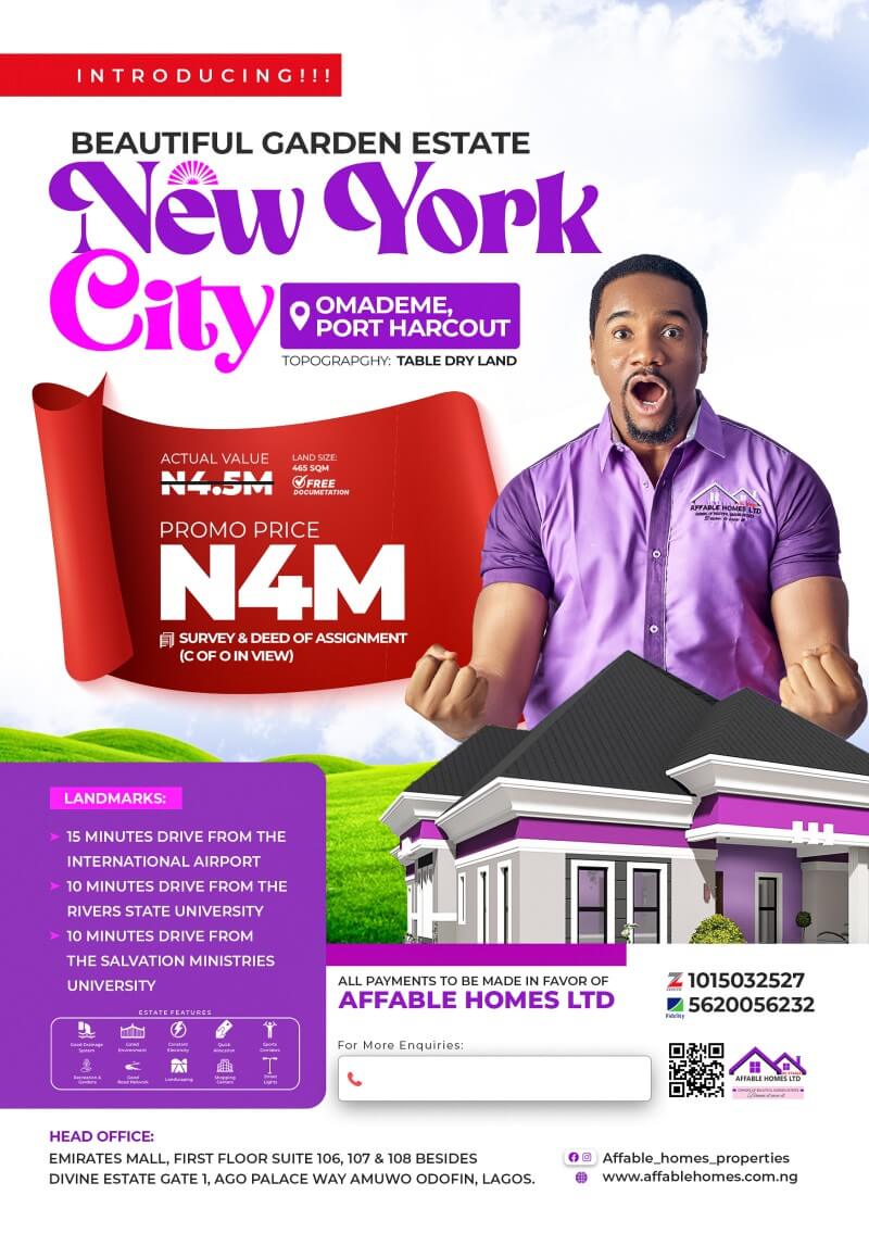 New York City Estate from Affable Homes Ltd Port-Harcourt
